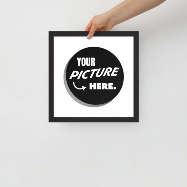 premium luster photo paper framed poster in black 12x12 front 6483b950bf4de