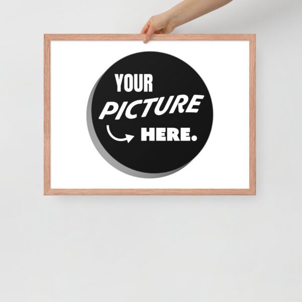 premium luster photo paper framed poster in red oak 18x24 front 6483bbaf1c304